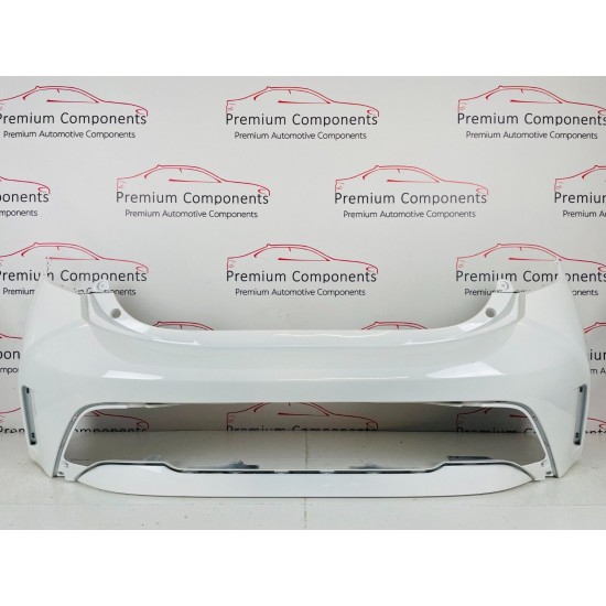 Toyota Corolla Hybrid Hatchback Genuine White Rear Bumper 2018-2022 [i87]
