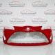 Toyota Yaris Front Bumper Genuine Red Mk3 Face Lift 2017 - 2020 [ad14]
