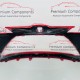 Toyota Yaris Front Bumper Genuine Red Mk3 Face Lift 2017 - 2020 [ad14]