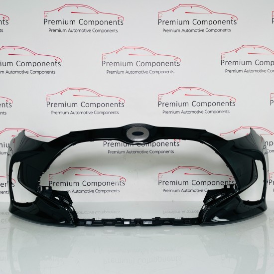 Toyota Yaris Front Bumper Geunuine Black Mk4 Hybrid 2020 - 2023 [al2]