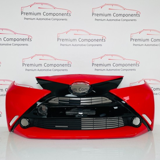 Toyota Aygo Front Bumper Skin Genuine Red With Grille 2018 - 2022 [al65]