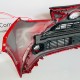Toyota Aygo Front Bumper Skin Genuine Red With Grille 2018 - 2022 [al65]