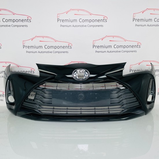 Toyota Yaris Front Bumper Genuine Black  Mk3 Face Lift 2017 - 2020 [an129]
