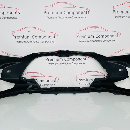 Toyota Yaris Front Bumper Genuine Black Mk4 Hybrid With Pdc 2020 - 2023 [am54]