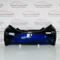 Toyota Aygo Rear Bumper Genuine Black With Diffuser Trim 2022 - 2024 [am44]