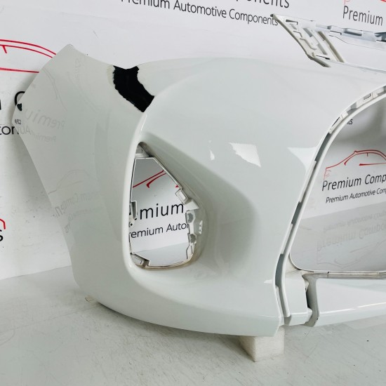 Toyota Yaris Front Bumper Mk3 Genuine White 2014 - 2017 [ap62]