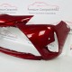 Toyota Yaris Front Bumper Mk3 Red Face Lift Pdc 521190da40 | 2017 - 2020 [au54]