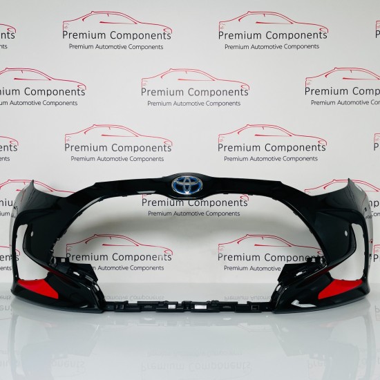 Toyota Yaris Front Bumper Skin Genuine Black Mk4 Hybrid 2020 - 2023 [u27]