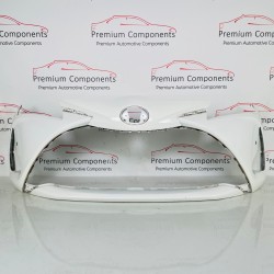 Toyota Yaris Front Bumper Mk3 Facelift Genuine White 521190da40 | 2017-2020 Bc13