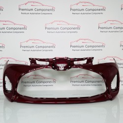 Toyota Yaris Front Bumper Mk3 Genuine 62119-0da40 | 2014-2017 [g54]