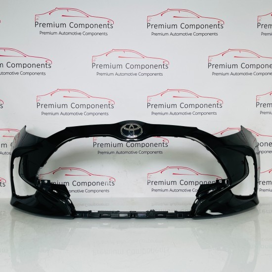 Toyota Yaris Front Bumper Xp210 Genuine Black 521190da00 | 2020-2024 [Bc97]