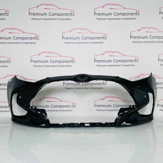 Toyota Yaris Front Bumper Mk4 Hybrid Genuine Black 52119k0050 | 2020-2023 [am54]