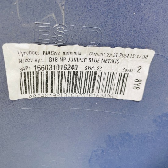 Toyota Yaris Front Bumper Xp210 Genuine Blue 521190da00 | 2020-2024 [Bc108]