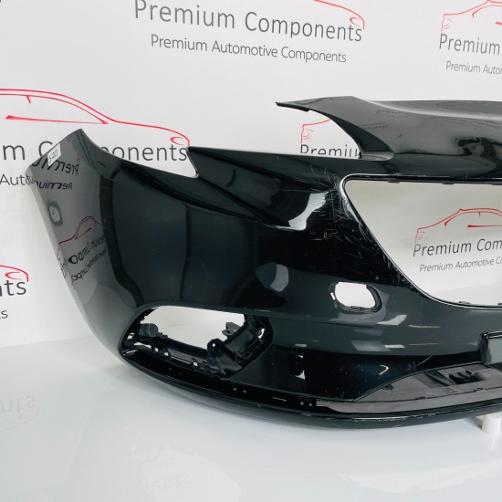 Vauxhall Corsa E Front Bumper Genuine Black 2014 - 2019 [s20]
