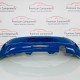Vauxhall Corsa F Rear Bumper Genuine Blue 2019 - 2023 [am8]