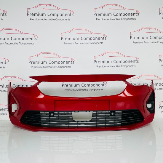 Vauxhall Corsa F Sri Front Bumper Genuine Red Turbo Gs Line 2019 - 2023 [an121]