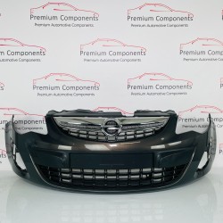 Vauxhall Corsa D Front Bumper Mk3 Genuine Grey With Trim 2011 - 2014 [ao131]