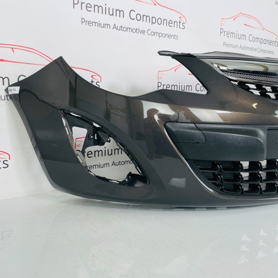 Vauxhall Corsa D Front Bumper Mk3 Genuine Grey With Trim 2011 - 2014 [ao131]