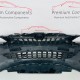Vauxhall Corsa D Front Bumper Mk3 Genuine Grey With Trim 2011 - 2014 [ao131]