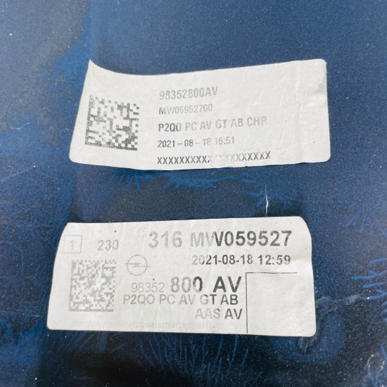 Vauxhall Mokka Front Bumper Genuine Blue 2021 - 2024 [an118]