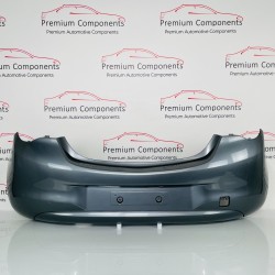 Vauxhall Corsa E Rear Bumper Genuine Grey 2014 - 2018 [aj97]