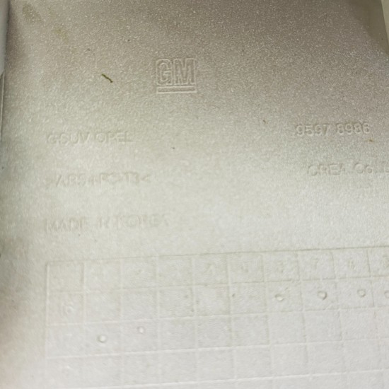 Vauxhall Mokka Roof Spoiler Genuine White Mk1 Boot Lid Wing 2012 - 2017 [za7]