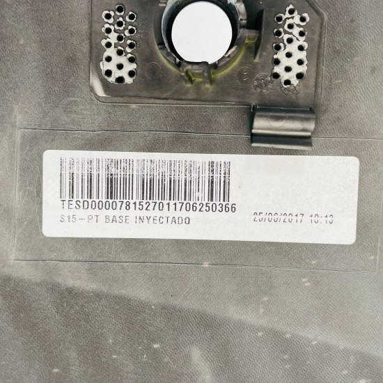 Vauxhall Corsa E Rear Bumper Genuine Blue Mk4 With Pdc Holes 2014 - 2019 [aj19]