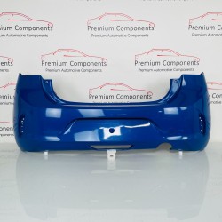 Vauxhall Corsa F Rear Bumper Genuine Blue 2019 - 2023 [am8]