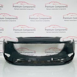 Vauxhall Corsa E Front Bumper Genuine Grey Mk4 Sri Vx 2014 - 2019 [am4]