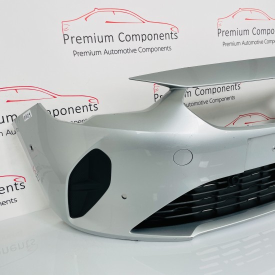 Vauxhall Corsa F Front Bumper Genuine Silver With Grill 2019 - 2022 [aa29]