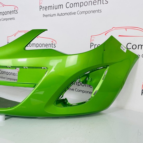 Vauxhall Corsa D Front Bumper Genuine Mk3 Green 2011 - 2014 [ao48]