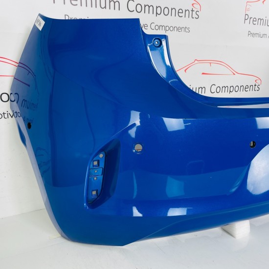 Vauxhall Corsa F Rear Bumper Genuine Blue With Pdc 2019 - 2023 [ap80]