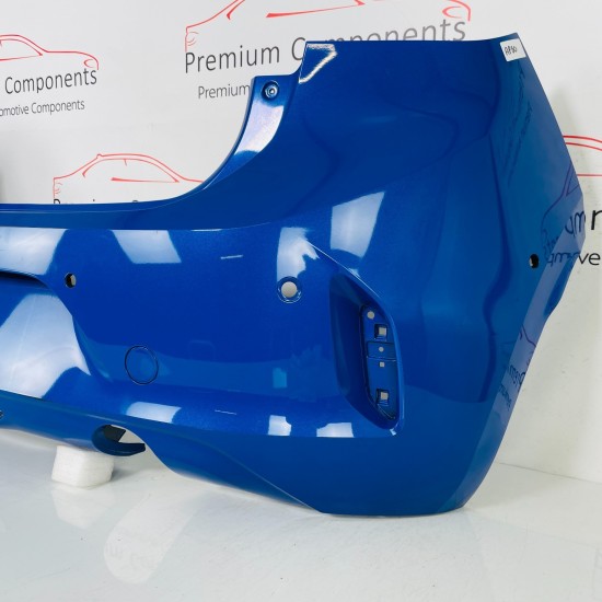Vauxhall Corsa F Rear Bumper Genuine Blue With Pdc 2019 - 2023 [ap80]