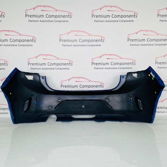 Vauxhall Corsa F Rear Bumper Genuine Blue With Pdc 2019 - 2023 [ap80]