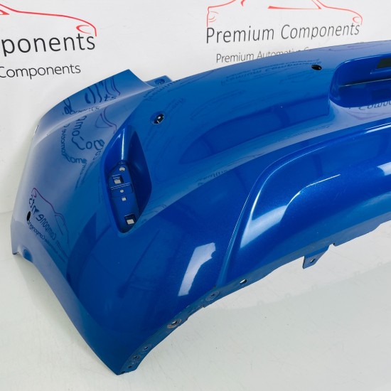 Vauxhall Corsa F Rear Bumper Genuine Blue With Pdc 2019 - 2023 [ap80]