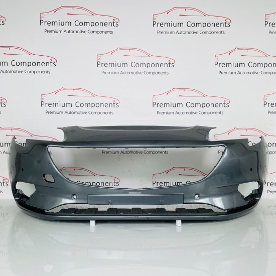 Vauxhall Corsa E Front Bumper Mk4 Genuine Grey With Pdc 2014 - 2019 [ap90]