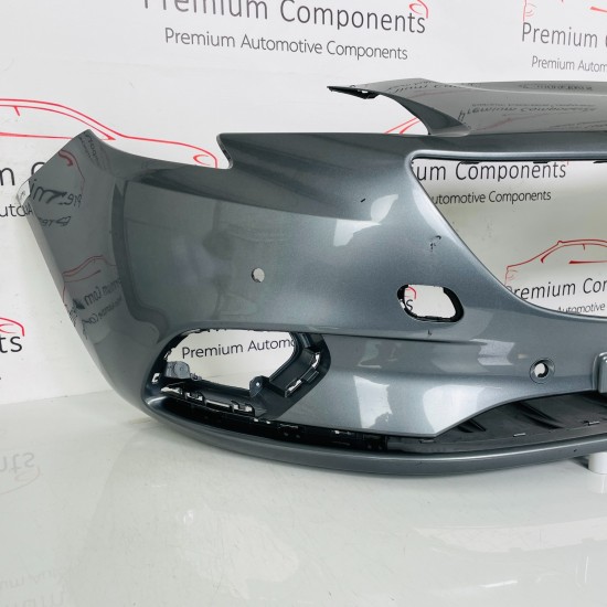 Vauxhall Corsa E Front Bumper Mk4 Genuine Grey With Pdc 2014 - 2019 [ap90]