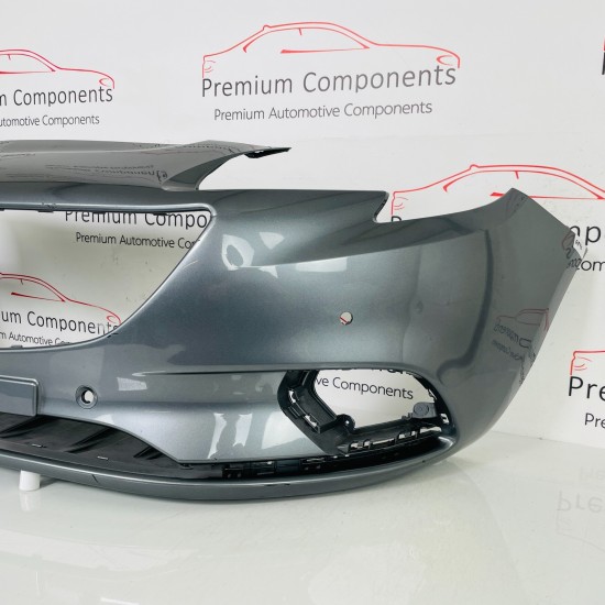 Vauxhall Corsa E Front Bumper Mk4 Genuine Grey With Pdc 2014 - 2019 [ap90]