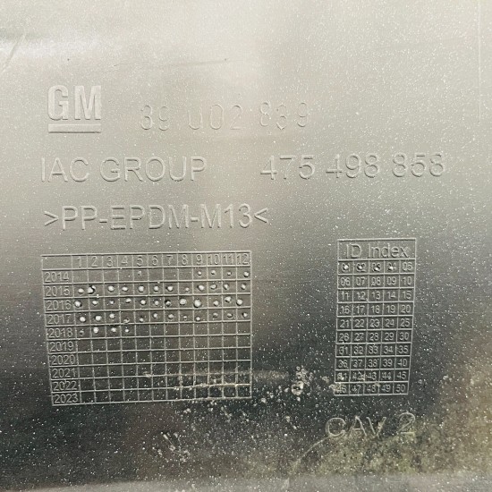 Vauxhall Corsa E Rear Bumper Genuine Grey 2014 - 2018 [aj97]