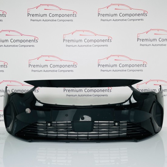 Vauxhall Corsa F Front Bumper Genuine Black With Grill 2019 - 2023 [ab56]