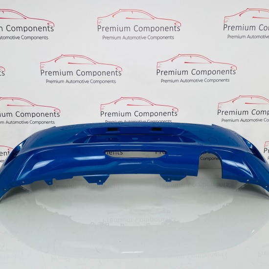 Vauxhall Corsa F Rear Bumper Genuine Blue 2019 - 2023 [am8]