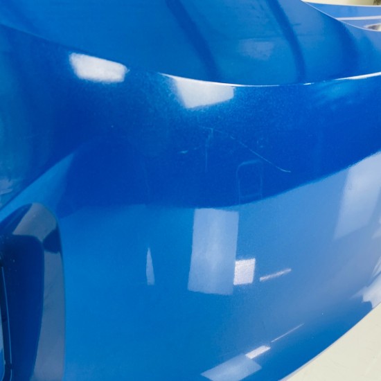 Vauxhall Corsa F Rear Bumper Genuine Blue 2019 - 2023 [am8]