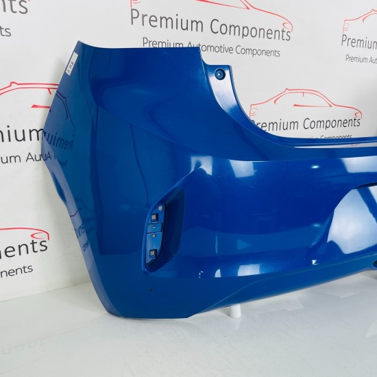 Vauxhall Corsa F Rear Bumper Genuine Blue 2019 - 2023 [am8]