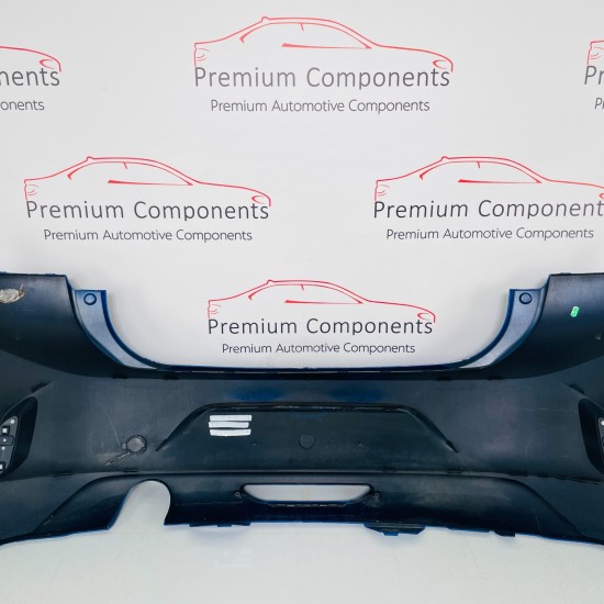 Vauxhall Corsa F Rear Bumper Genuine Blue 2019 - 2023 [am8]
