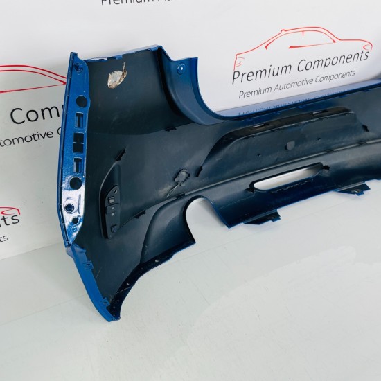Vauxhall Corsa F Rear Bumper Genuine Blue 2019 - 2023 [am8]