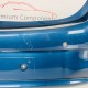 Vauxhall Corsa E Rear Bumper Genuine Blue Mk4 With Pdc Holes 2014 - 2019 [aj19]