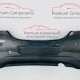 Vauxhall Corsa E Rear Bumper Genuine Blue Mk4 With Pdc Holes 2014 - 2019 [aj19]