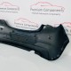 Vauxhall Corsa E Rear Bumper Genuine Blue Mk4 With Pdc Holes 2014 - 2019 [aj19]