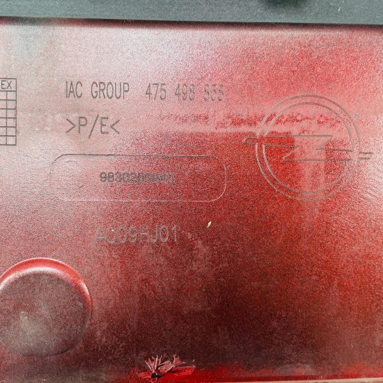 Vauxhall Corsa F Front Bumper Genuine Red 2019 - 2023 [an143]