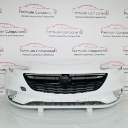 Vauxhall Corsa E Front Bumper Genuine White Mk4 39003567 | 2014 - 2019 [au35]